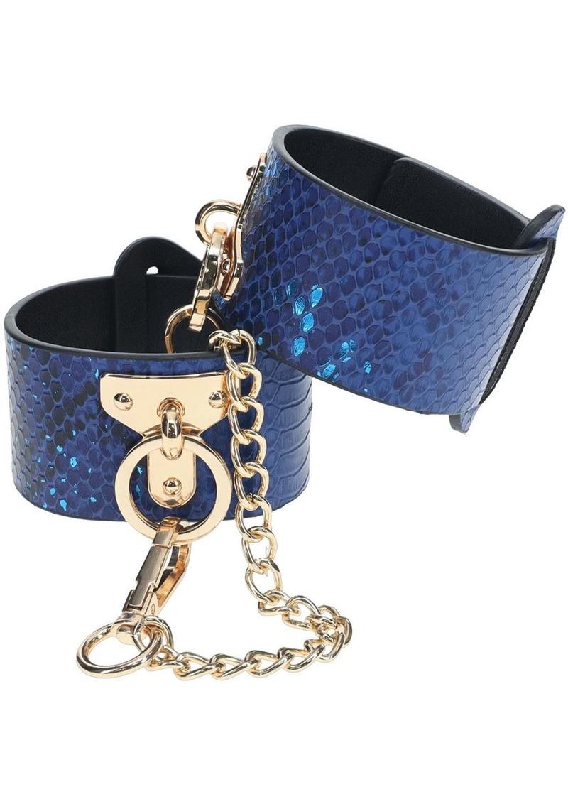 Ouch! Florence Collection Handcuffs - Blue