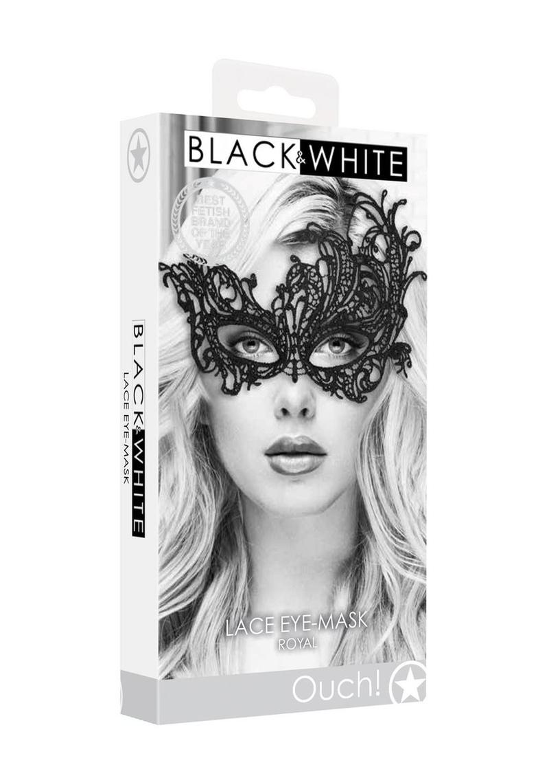 Ouch! Lace Eye-Mask Royal - Black