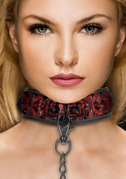 Ouch! Luxury Collar with Leash