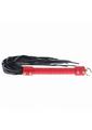 Ouch! Milan Collection Flogger - Black/Red