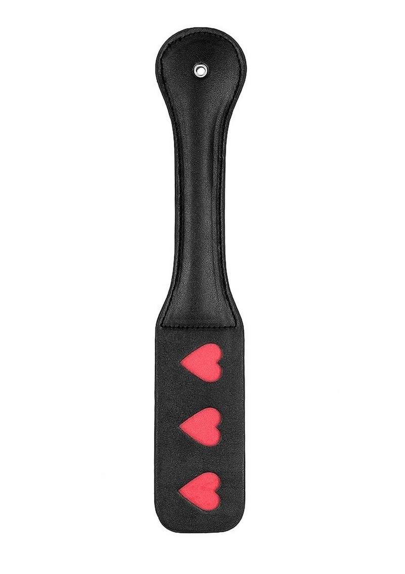 Ouch! Paddle - Hearts - Black