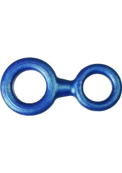 Oxballs 8-Ball Silicone Cock and Ball Ring - Blue