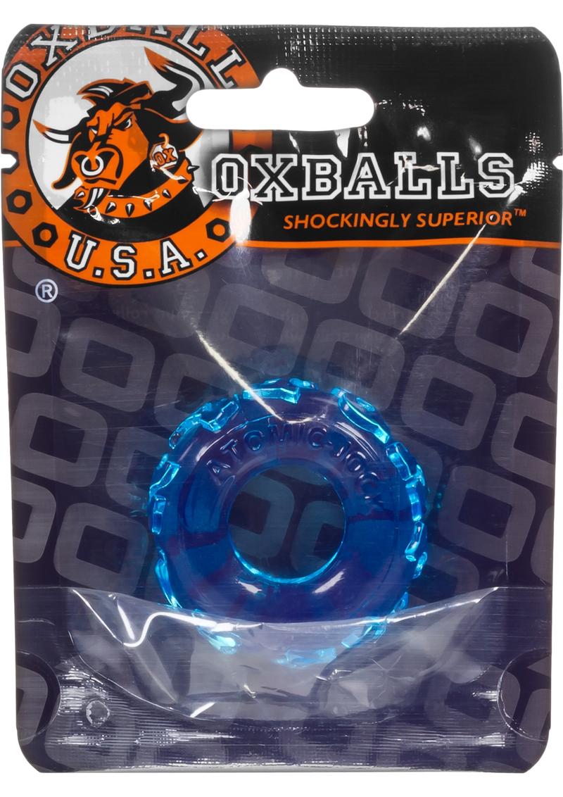 Oxballs Atomic Jock Jelly Bean Cock Ring - Blue