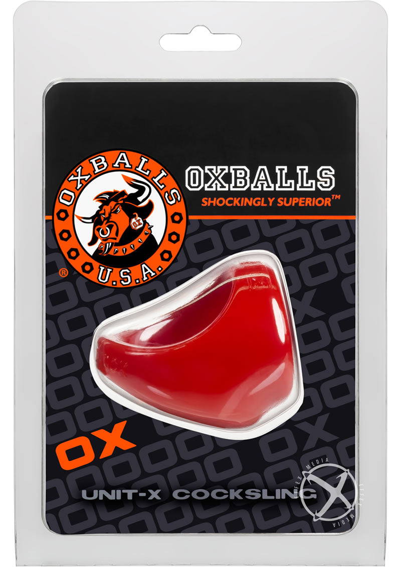 Oxballs Atomic Jock Unit-X Cock Sling - Red