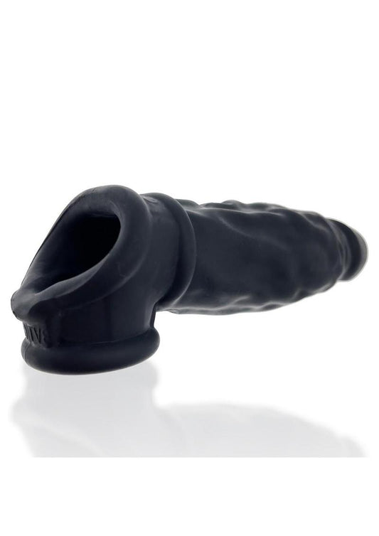 Oxballs Butch Cock Sheath Penis Extender - Night Edition - Black