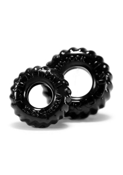 Oxballs Truckt Cock Ring - Black - 2 Pack