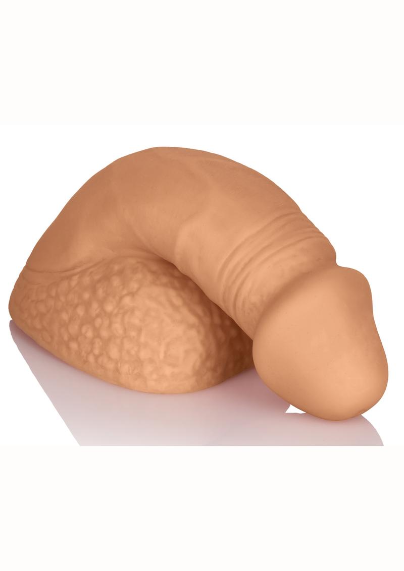 Packer Gear Silicone Packing Penis - Caramel/Tan - 4in