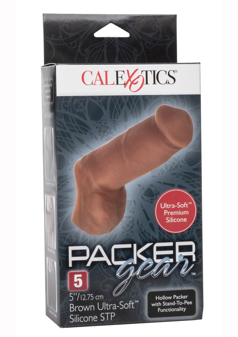 Packer Gear Ultra-Soft Silicone STP Hollow Packer - Brown/Chocolate - 5in