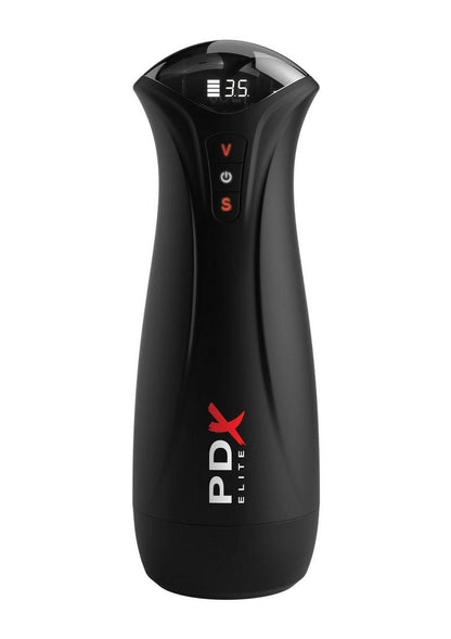 Pdx Elite Fap-Gasm Rechargeable Male Masturbator - Black/Frosted