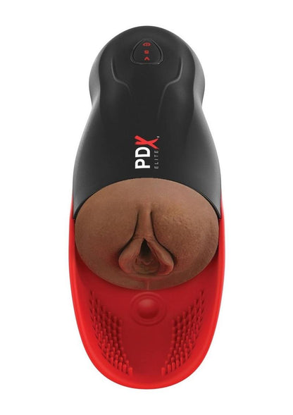 Pdx Elite Fuck-O-Matic 2 Stroker Rechargeable Masturbator - Black/Chocolate