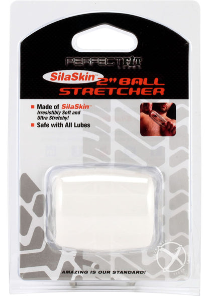 Perfect Fit Ball Stretcher Silaskin - Clear - 2in