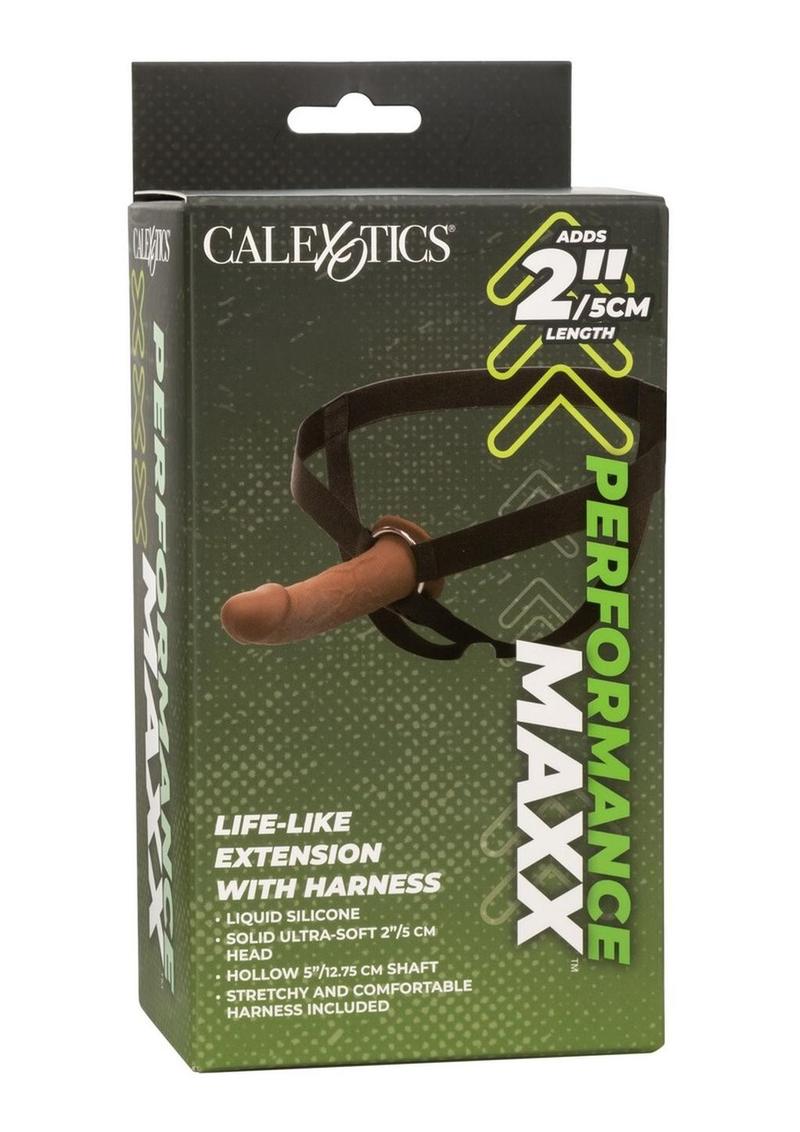 Performance Maxx Life-Like Extension with Harness - Chocolate