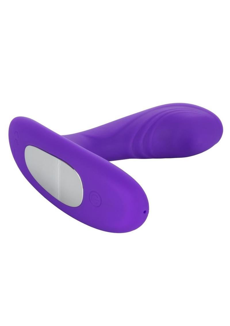 Pinpoint Pleaser Silicone Rechargeable P-Spot Vibrator with Remote Control