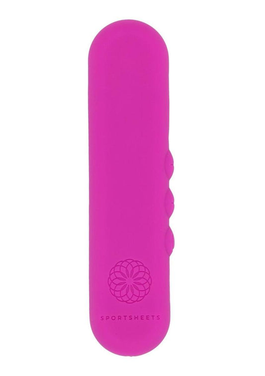 Pivot Flat Bullet Rechargeable Silicone Mini Vibe - Pink