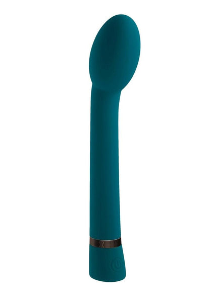 Playboy On The Spot Rechargeable Silicone G-Spot Vibrator - Teal