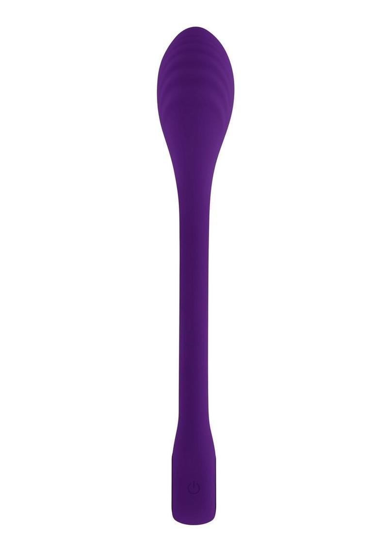 Playboy Spot On Rechareable Silicone G-Spot Vibrator - Purple