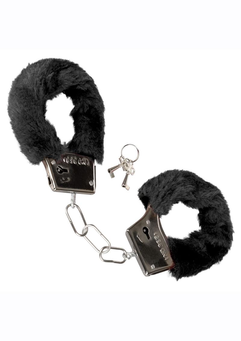 Playful Furry Cuffs - Black