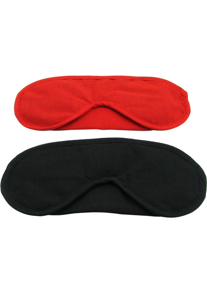 Pleasure Masks - Black/Red - 2 Pack