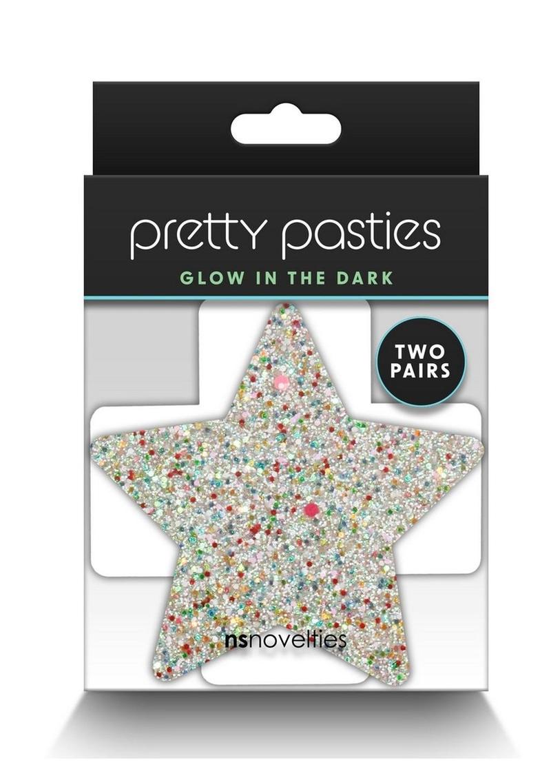 Pretty Pasties Star and Cross - Glow In The Dark/Multicolor