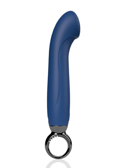 Primo G-Spot Rechargeable Silicone Vibrator - Blue/Navy