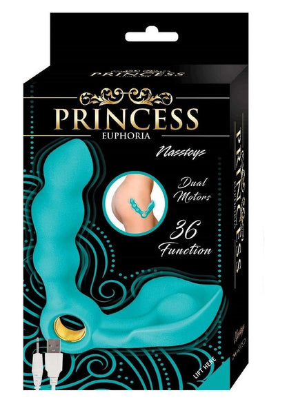 Princess Euphoria Silicone Rechargeable Vibrator - Blue