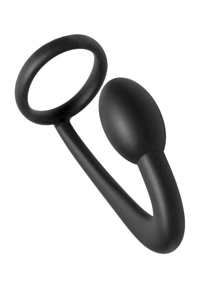 Prostatic Play Explorer Silicone Cock Ring and Prostate Plug