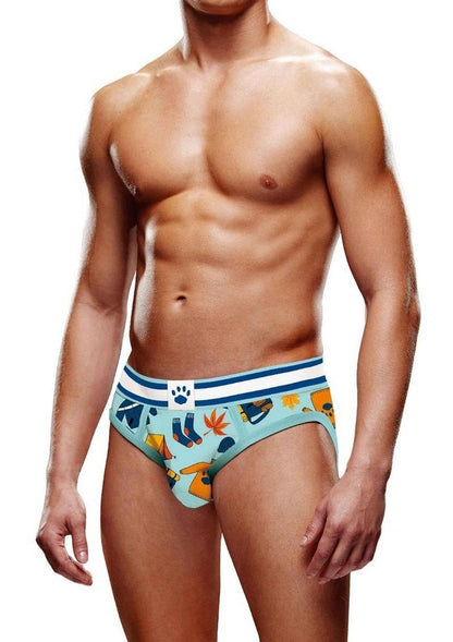 Prowler Autumn Scene Brief - Blue/Orange - Large