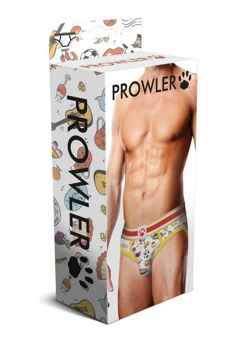 Prowler Barcelona Brief - Multicolor/White - Small