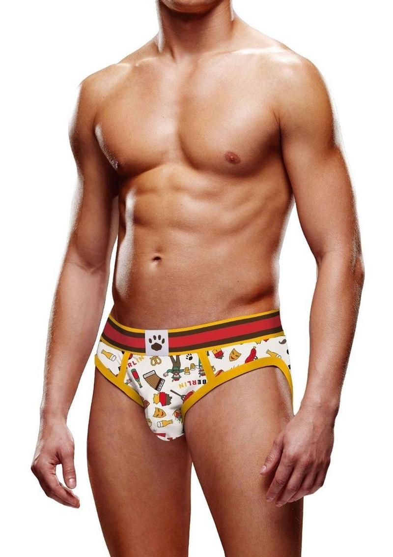 Prowler Berlin Brief - Orange/White - Small