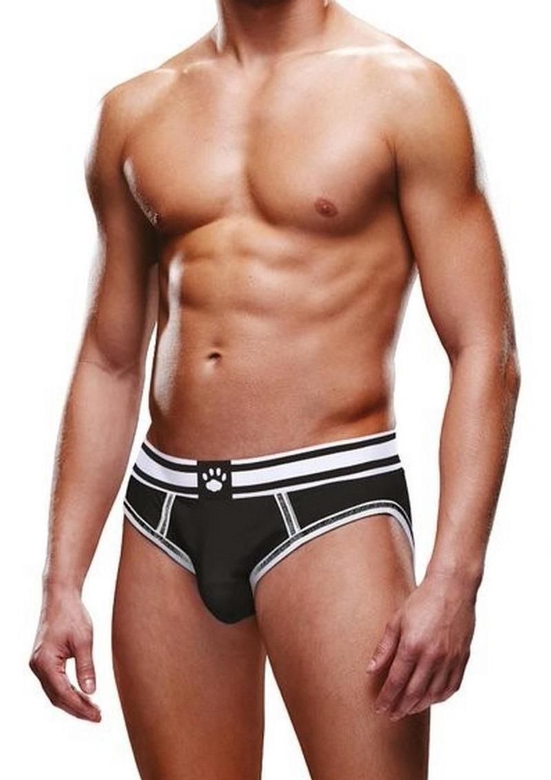 Prowler Black/White Open Brief - Black/White - Large