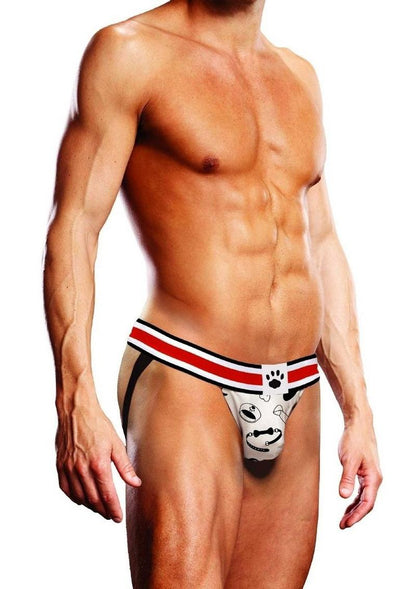 Prowler Puppie Print Jock - Black/White - Small