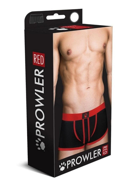 Prowler Red Ass-Less Trunk - Black/Red - Small