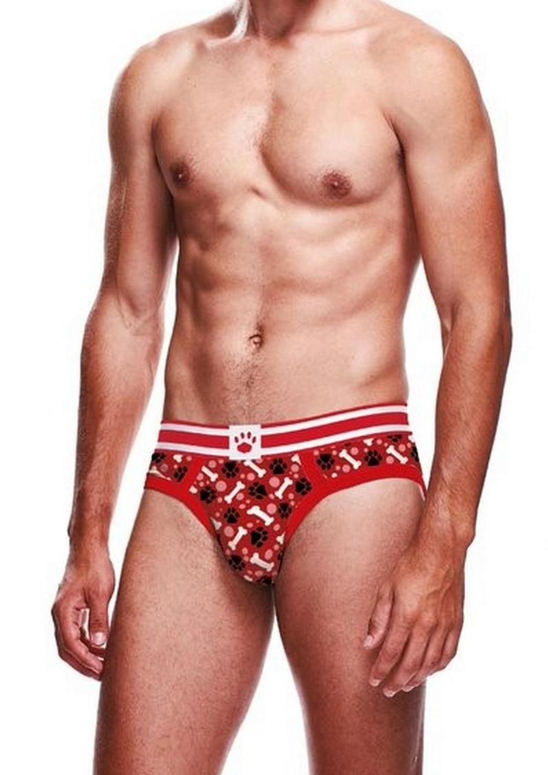 Prowler Red Paw Brief - Red/White - Medium