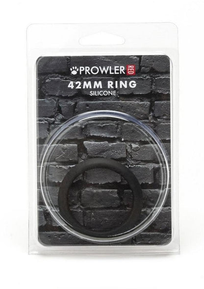 Prowler Red Silicone 42mm Cock Ring - Black