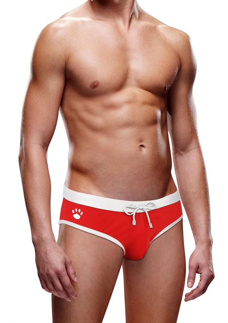 Prowler Swim Brief - Red - Medium