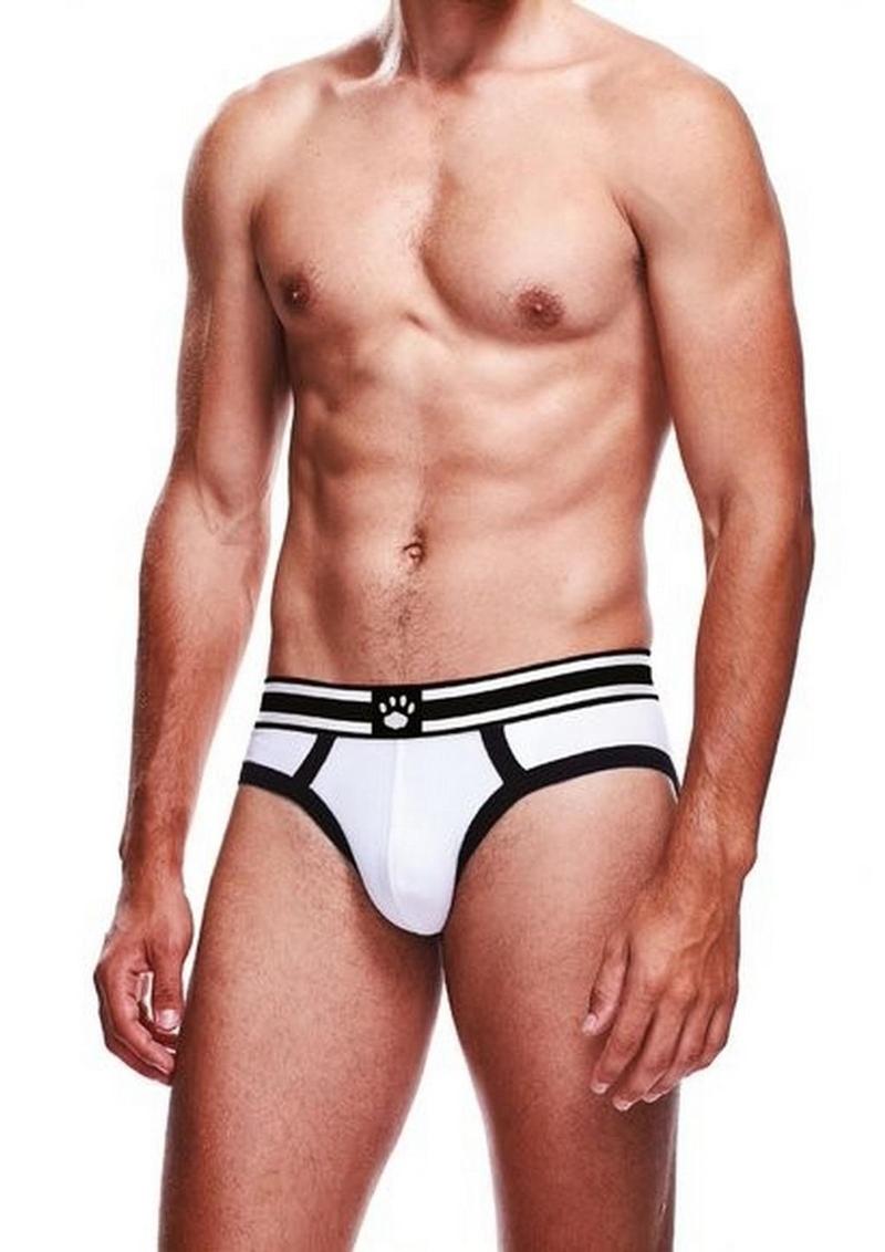 Prowler White/Black Brief - Black/White - XXLarge