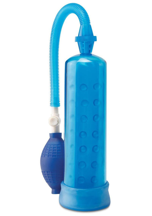 Pump Worx Silicone Power Pump Advanced Penis Enlargement System - Blue