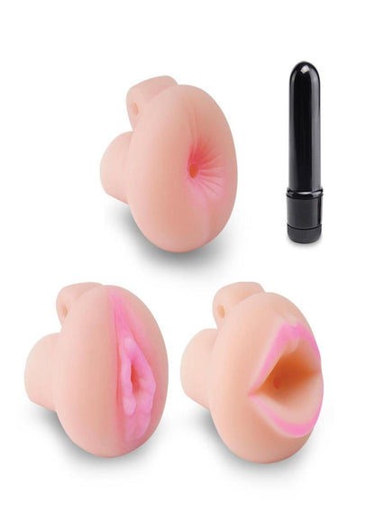 Pump Worx Travel Trio 9 Piece Penis Pump and Pleasure Sleeve