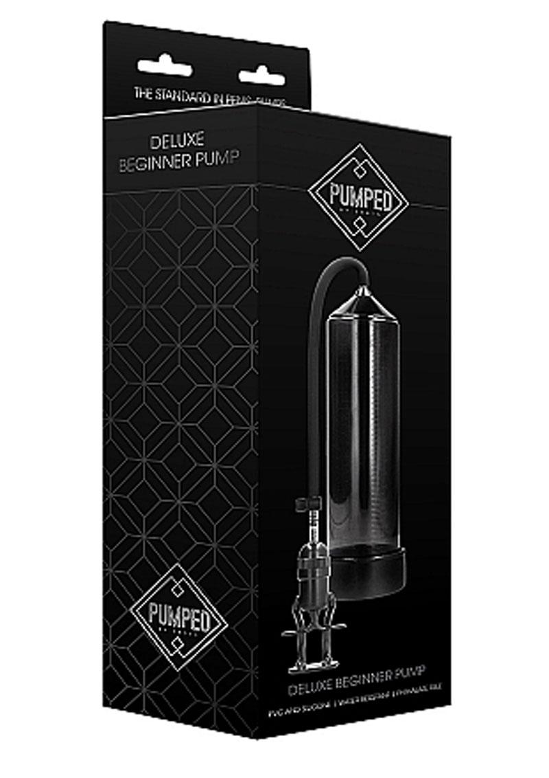 Pumped By Shots Deluxe Beginner Penis Pump - Black