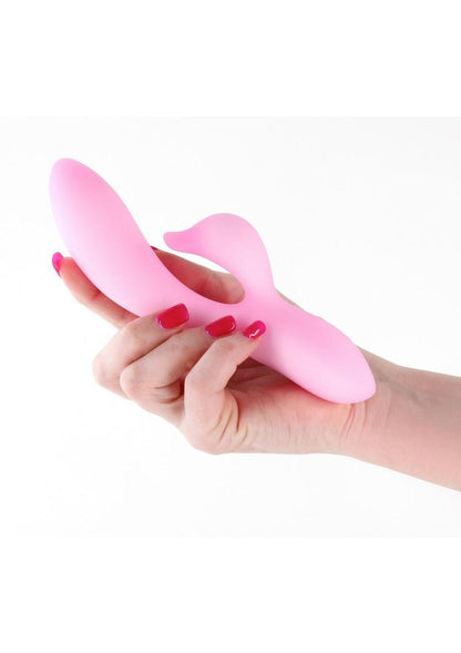 Pure Dawn Rechargeable Silicone Rabbit Vibrator