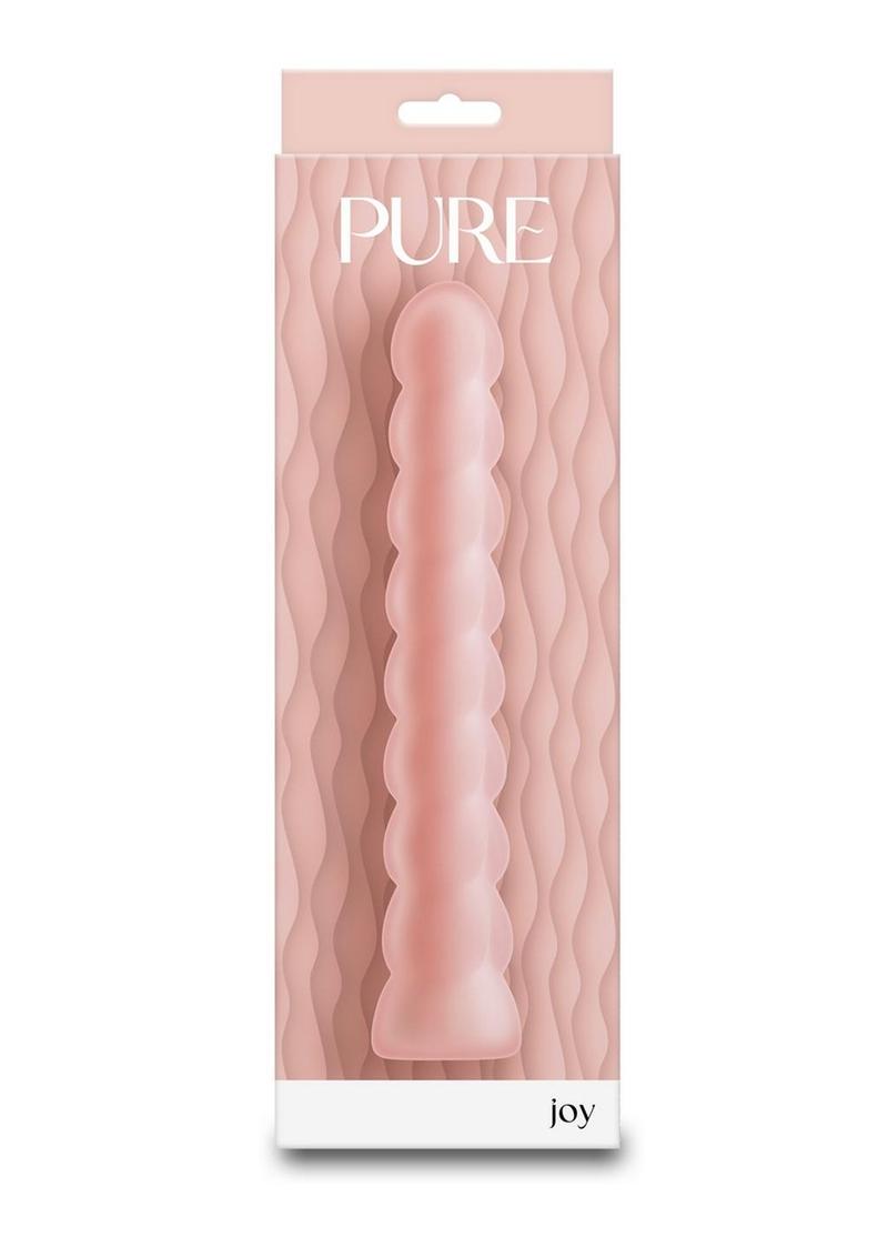 Pure Joy Rechargeable Silicone Vibrator - Orange