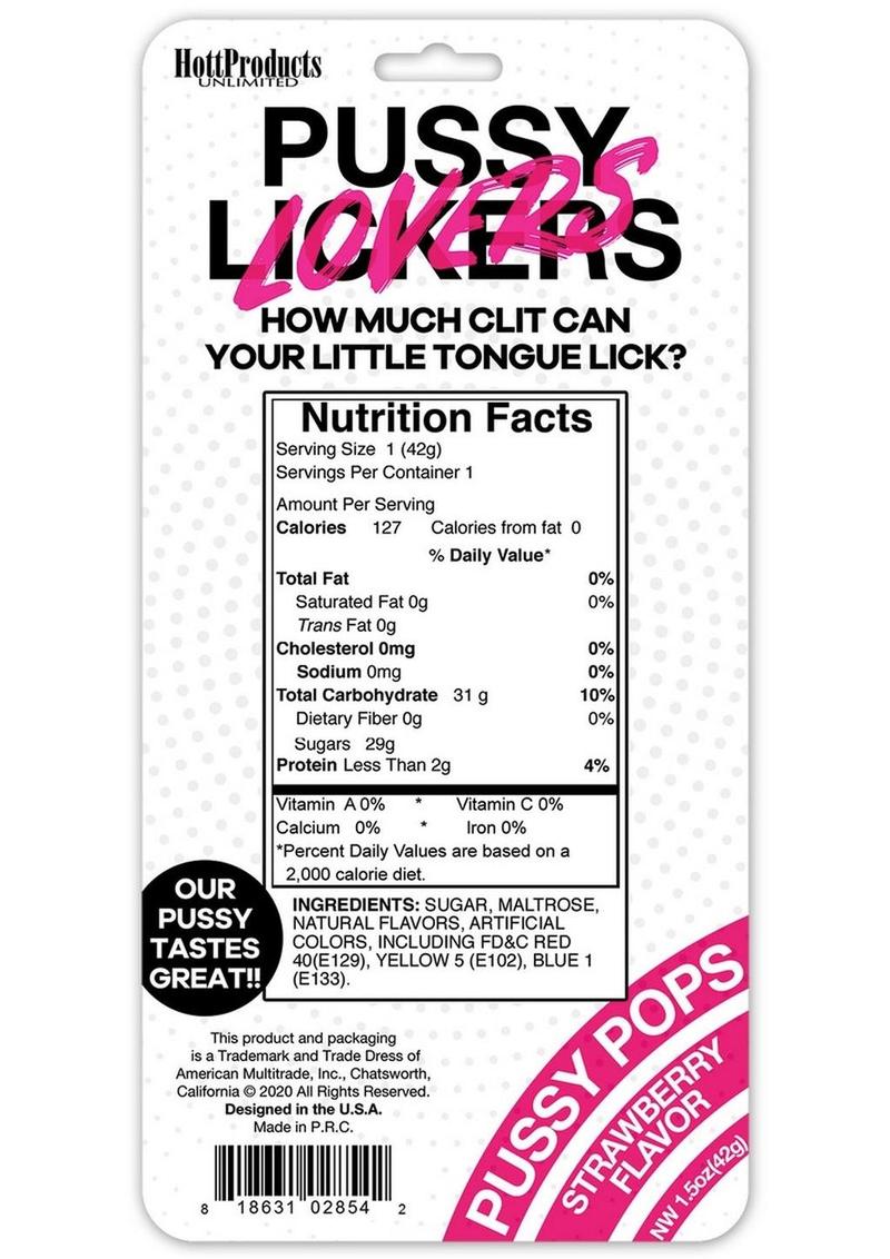 Pussy Lickers Pussy Pops