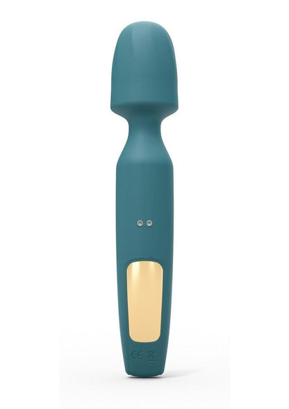 R-Evolution Rechargeable Silicone Rabbit Vibrator - Teal Me - Teal