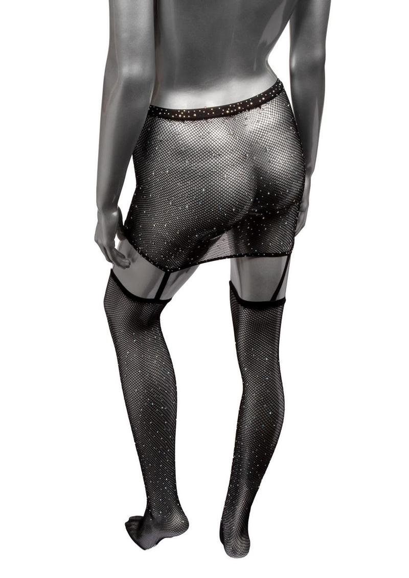 Radiance One Piece Garter Skirt with Thigh Highs