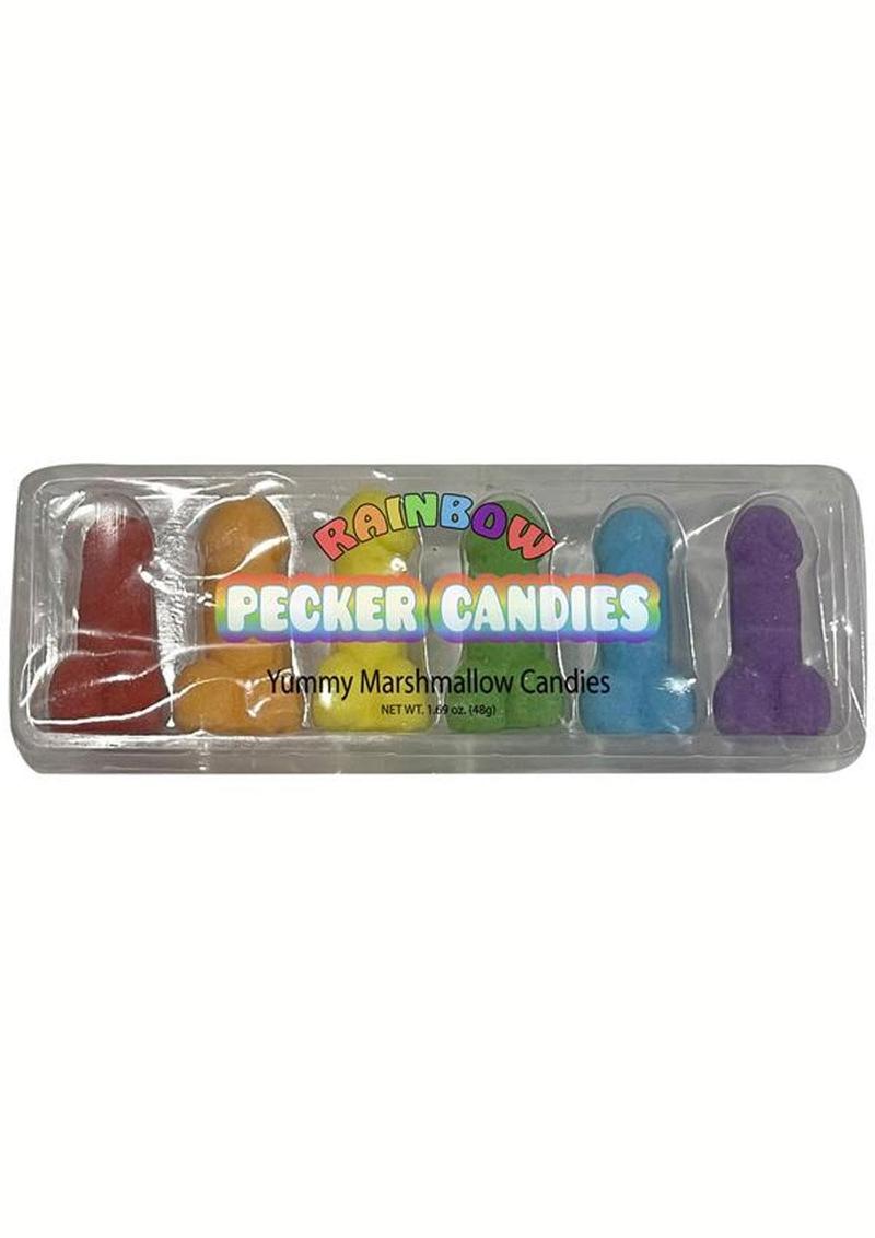 Rainbow Pecker Candies Assorted Flavors - 6 Piece