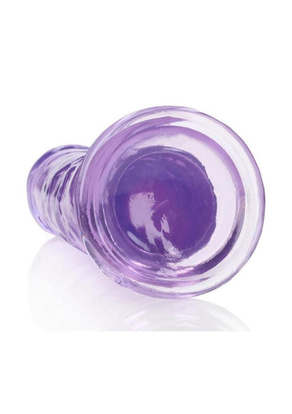 Realrock Crystal Clear Straight No Balls Dildo