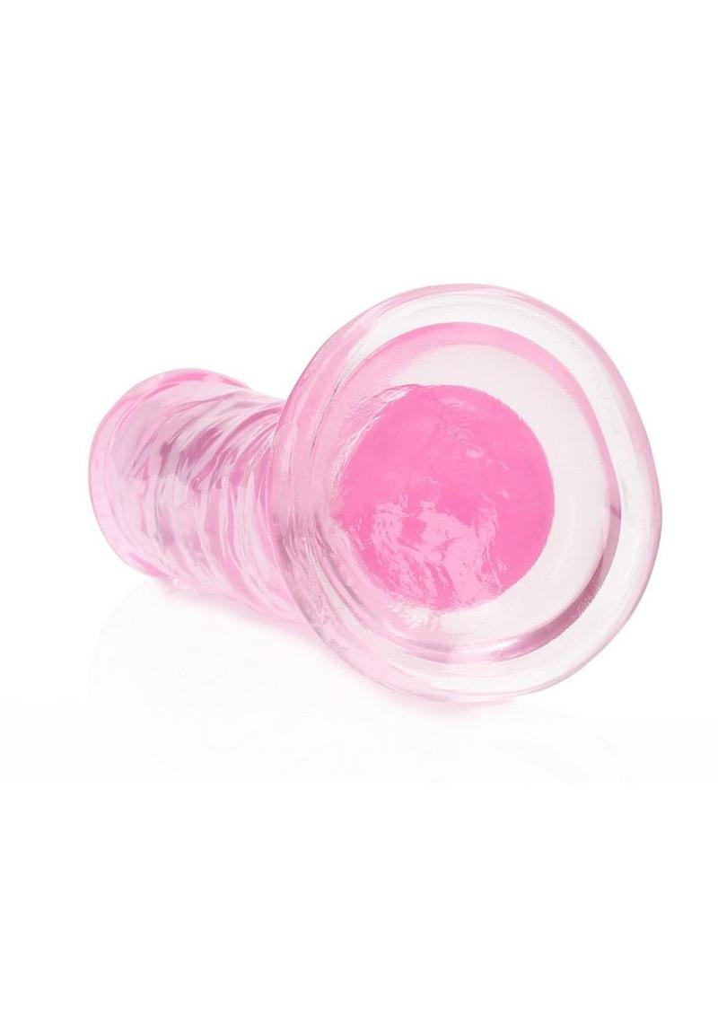 Realrock Crystal Clear Straight No Balls Dildo