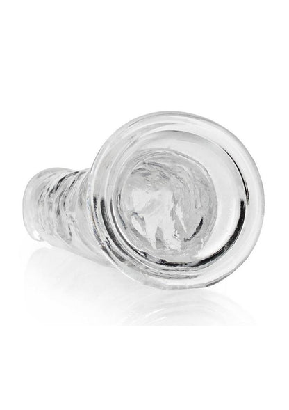 Realrock Crystal Clear Straight No Balls Dildo