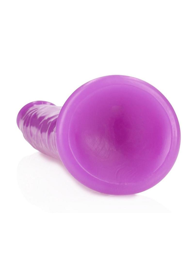 Realrock Slim Glow In The Dark Dildo with Suction Cup