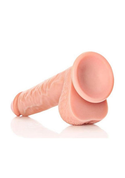 Realrock Straight Realistic Dildo with Balls and Suction Cup